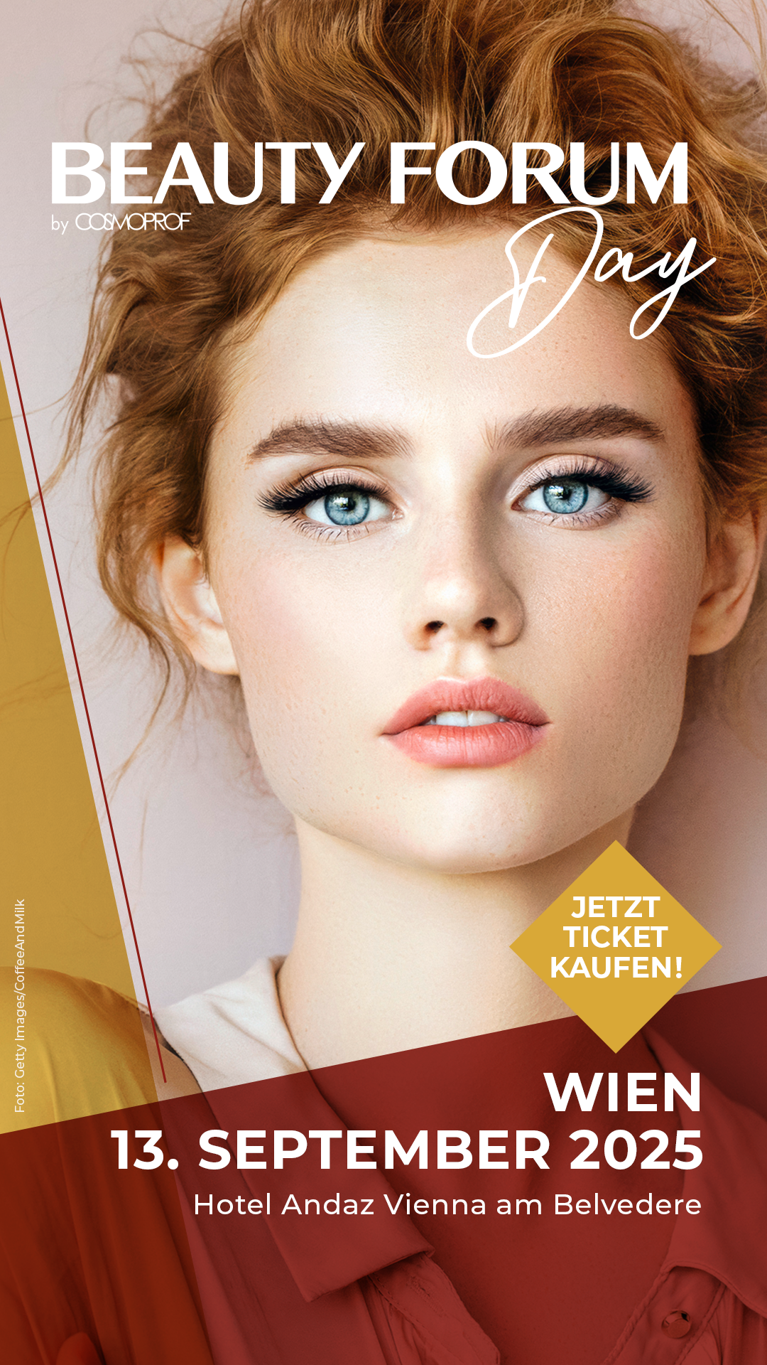 Flyer für den Beauty Forum Day in Wien am 13. September 2025