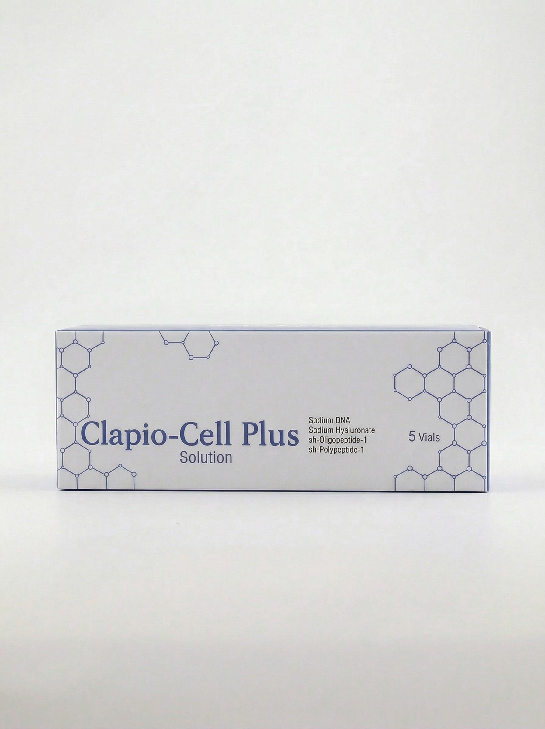 Professionelle Hautregenerationslösung mit Peptiden, PDRN, PN und Hyaluronsäure in Packung.