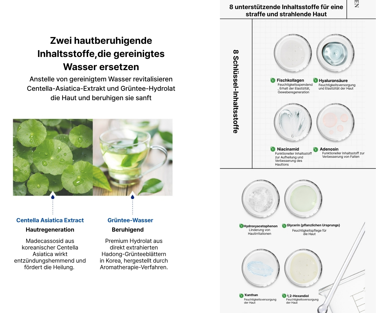 Dermathod Latoxin Ampoule Wirkstoffe Übersicht mit Centella Asiatica und Anti-Aging Inhaltsstoffen