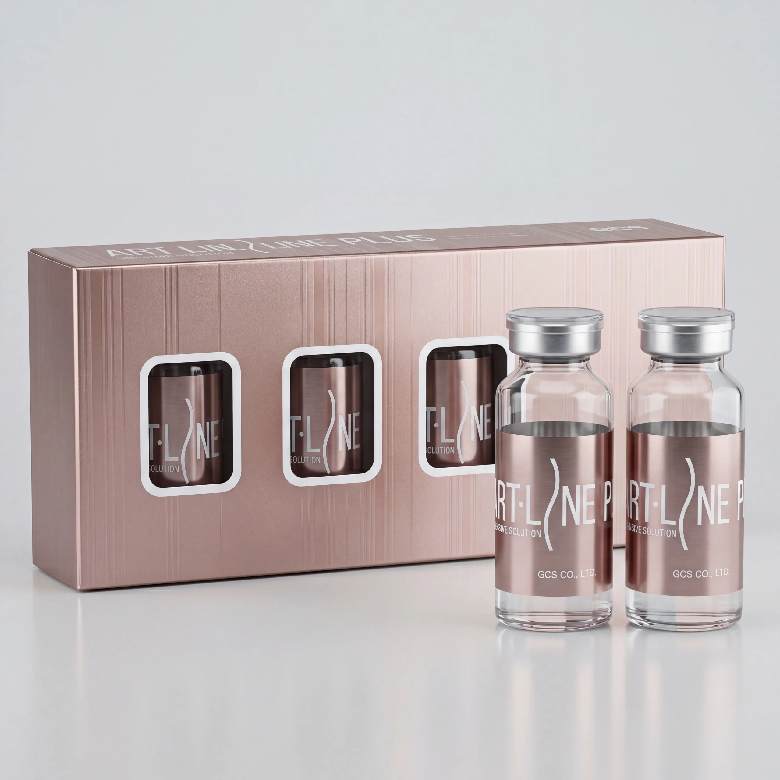 ART LINE PLUS Packung mit fünf lipolytischen Ampullen für professionelle Anwendungen